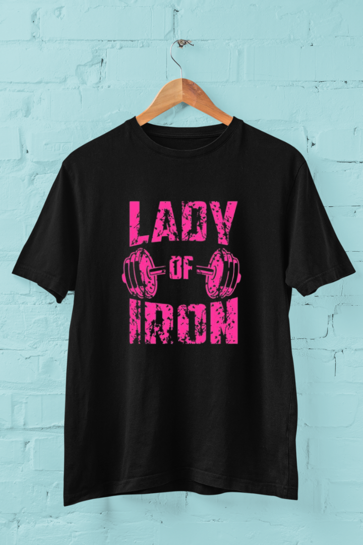 Lady Of Iron Cotton Unisex T-shirt