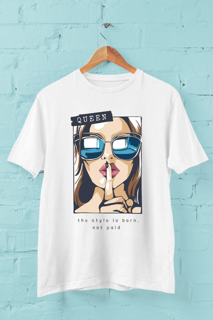 The Style Is Born Not Paid Cotton Unisex T-shirt