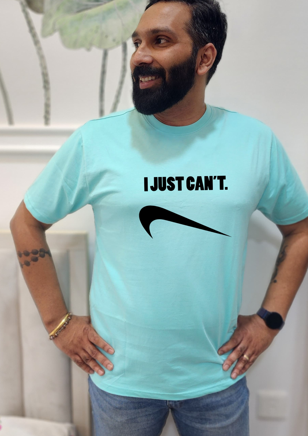 I Just Can't Unisex Cotton T-shirt