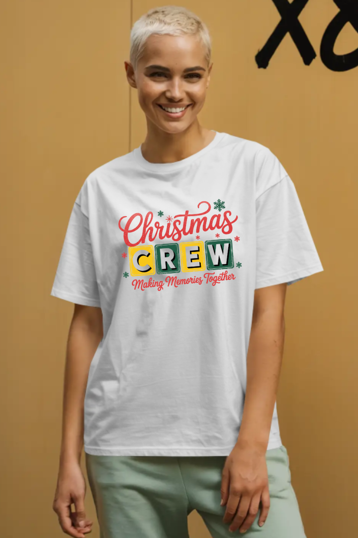 Christmas Crew Theme Unisex Regular Fit T-shirt