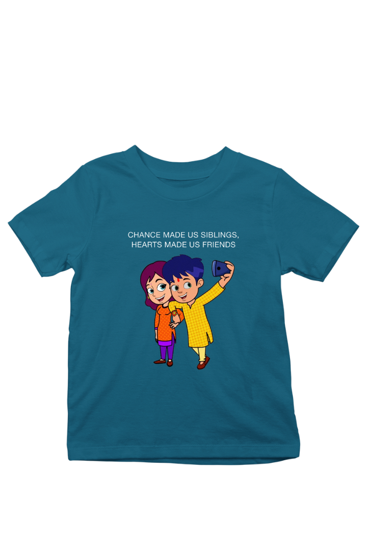 Siblings Theme Print Kids Unisex t-shirt
