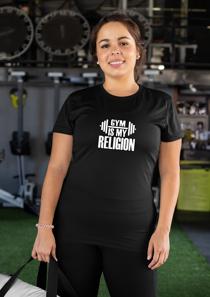 Gym is my religion- Women Regular Fit