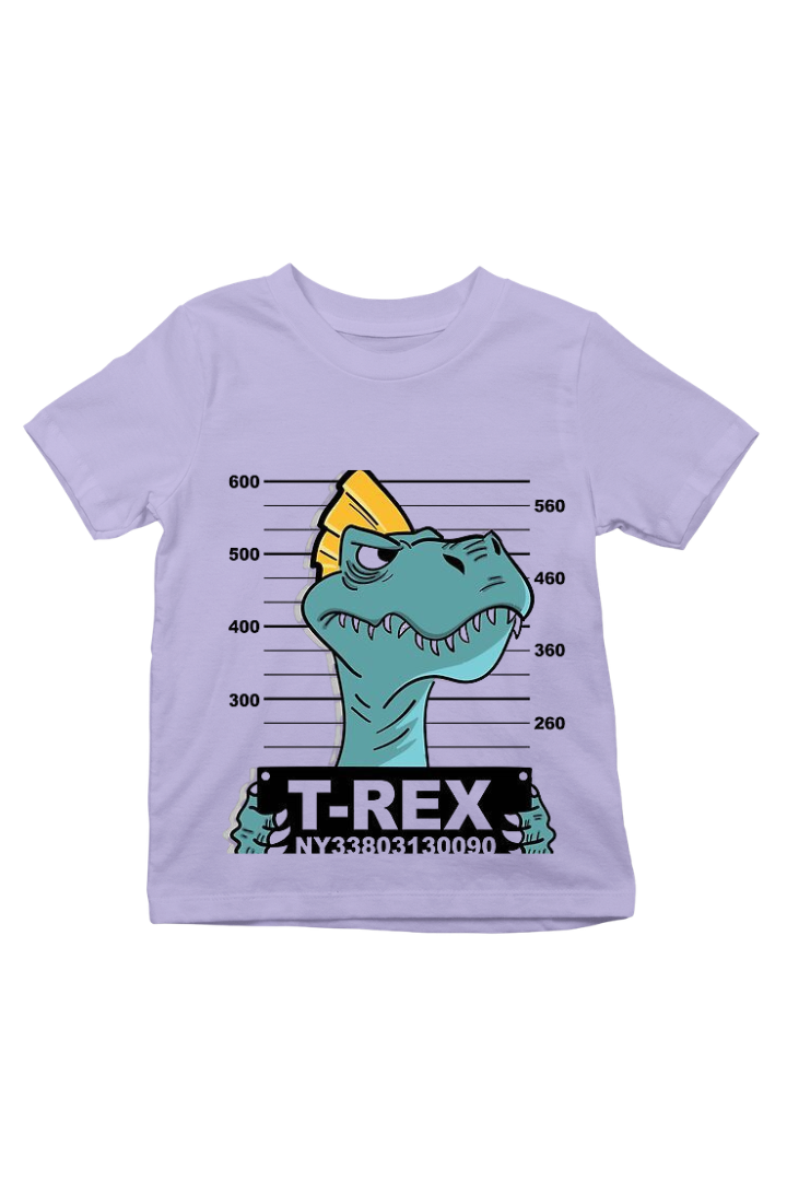 T-Rex Print Kids Unisex Regular t-shirt
