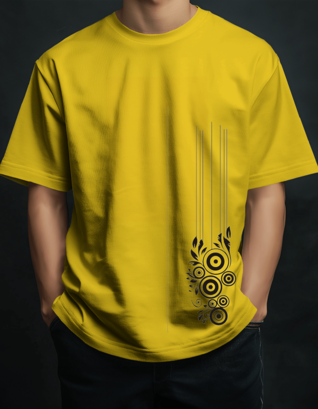 Kathakali Front and Back Print Unisex Regular Fit T-shirt