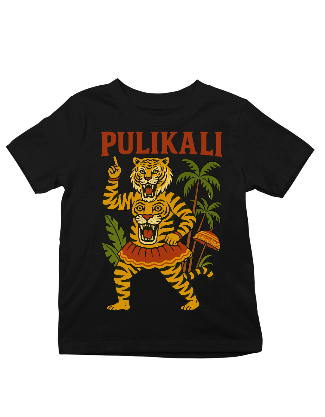 Pulikali Onam Theme Kids Unisex Regular t-shirt