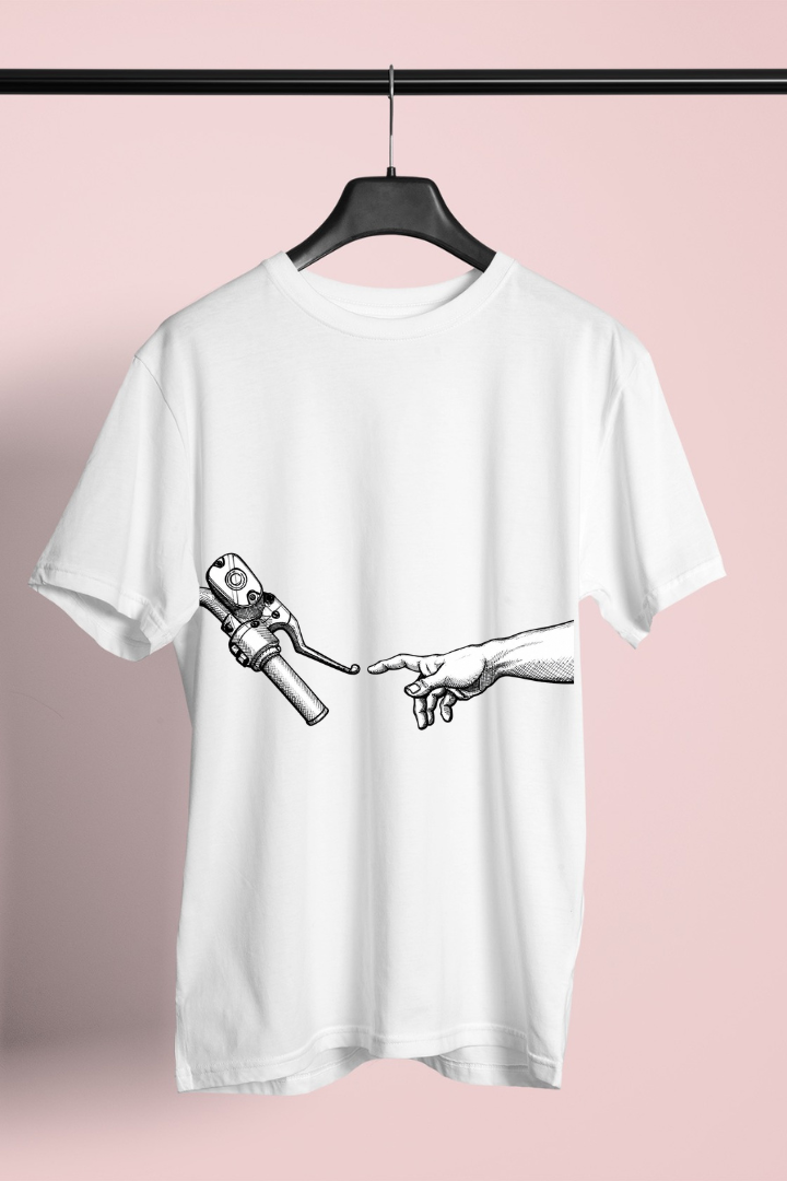 The Creation Of Adam Graphic Unisex Cotton T-shirt