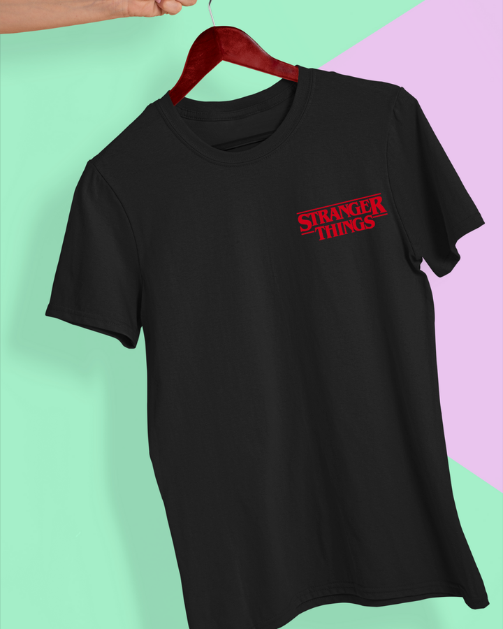 Stranger Things Front & Back print Unisex Cotton T-shirt