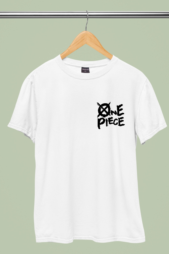 One Piece Front and Back Anime Print- Premium T-shirt