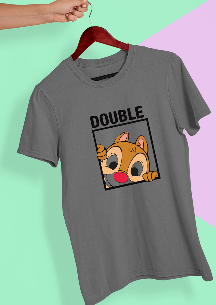 Double Trouble Friendship Theme Unisex Premium T-shirt