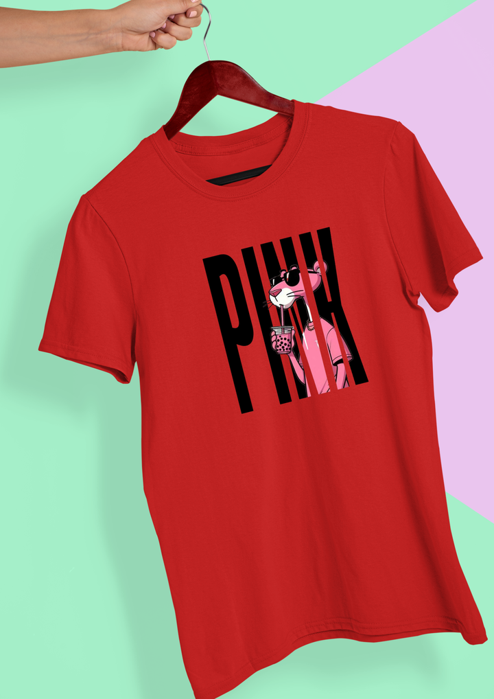 Pink Panther Unisex cotton T-shirt