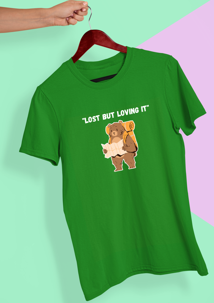Lost But Loving It Unisex Cotton T-shirt