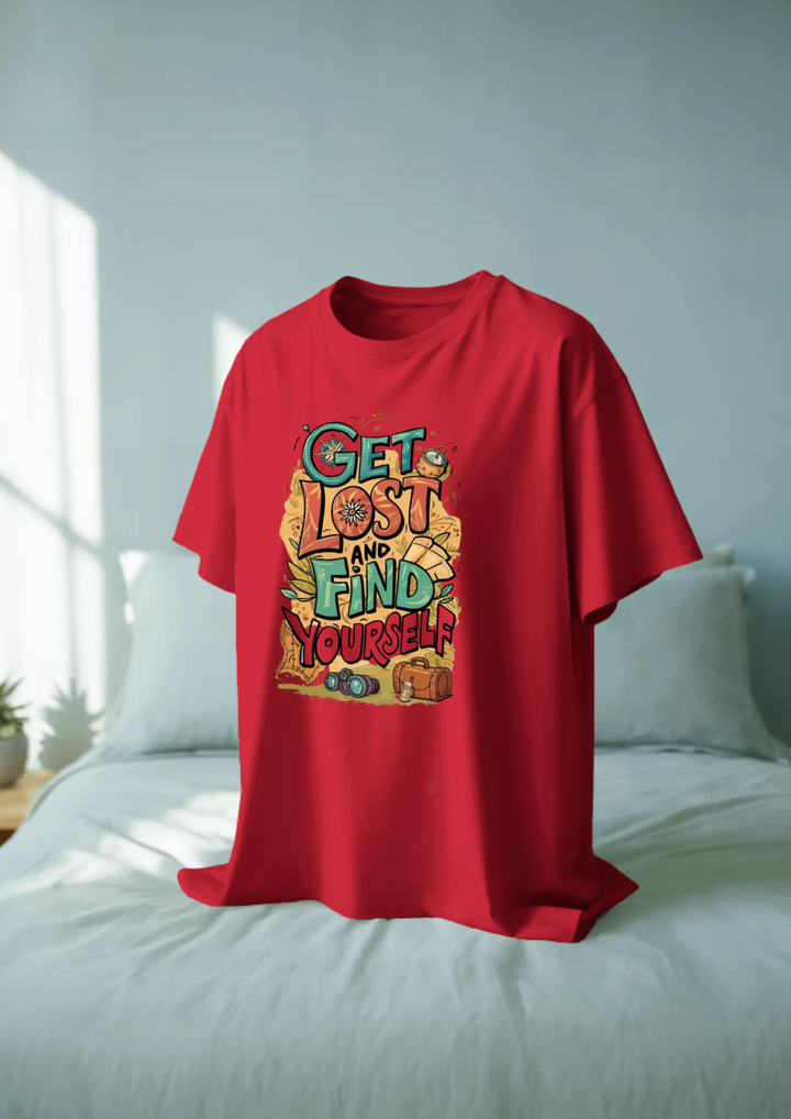 Get Lost And Find Yourself Unisex Cotton Regular fit T-shirt