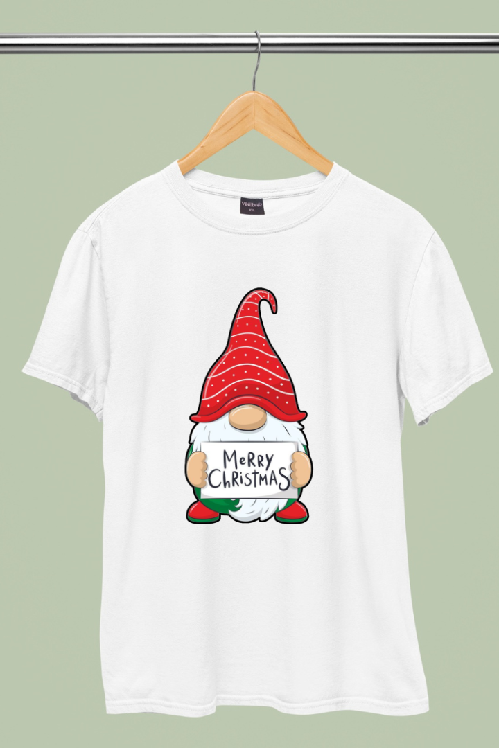 Merry Christmas Theme Unisex Regular Fit Tshirt