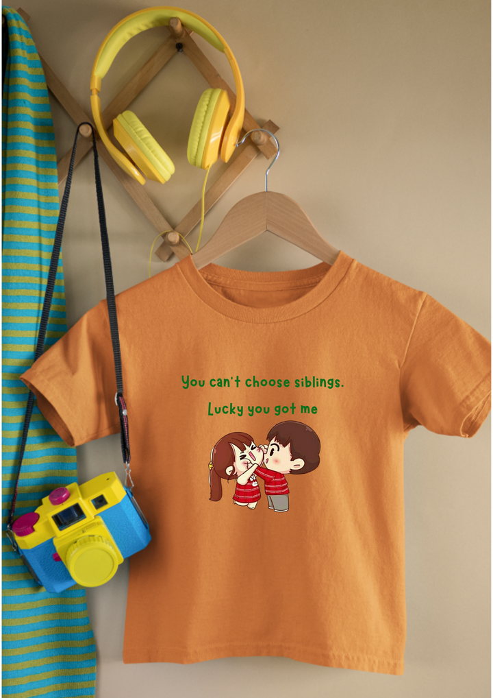You Can't Choose Siblings Rakshabandhan Theme Kids Unisex Regular t-shirt