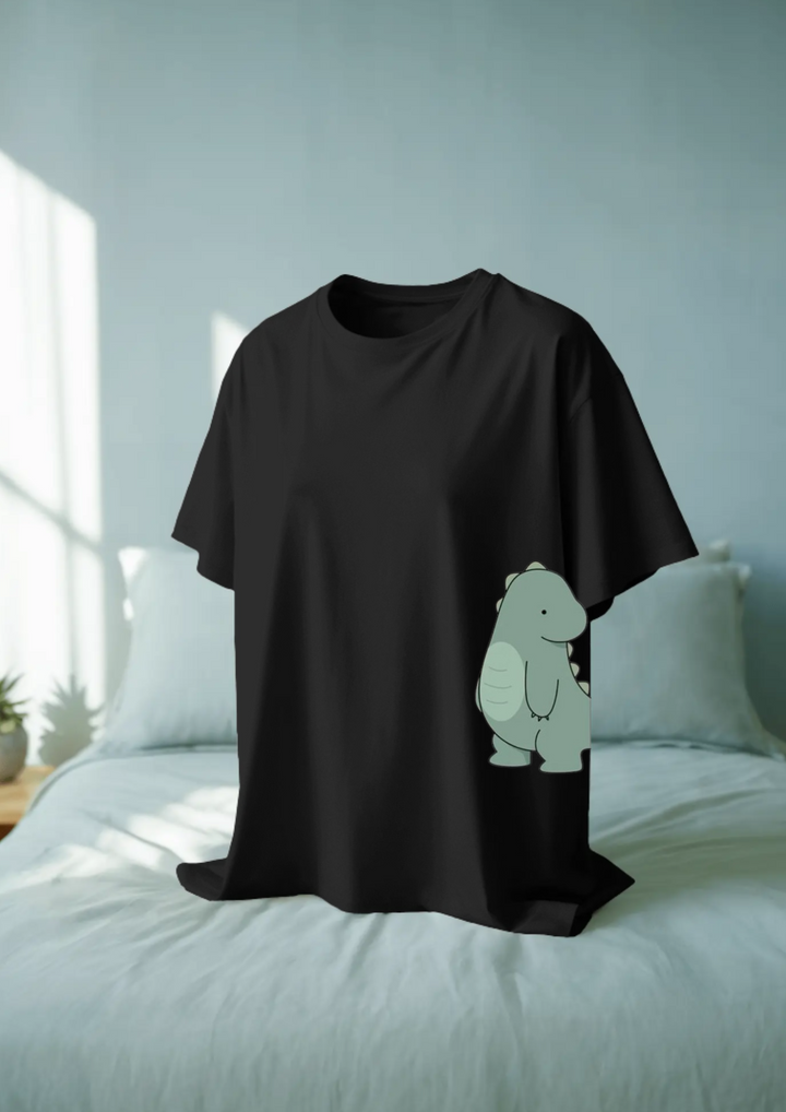 Dino Friends Friendship Theme Unisex Regular Fit T-shirt