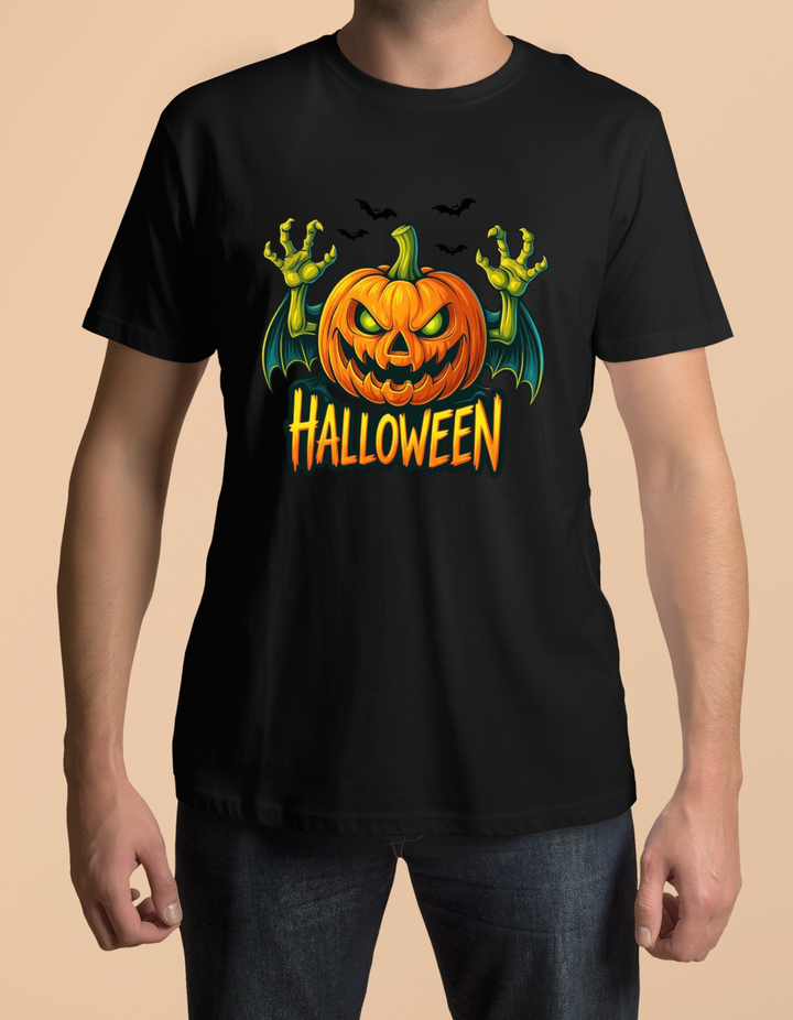 Halloween Theme Print Adult Unisex Regular Fit T-shirt
