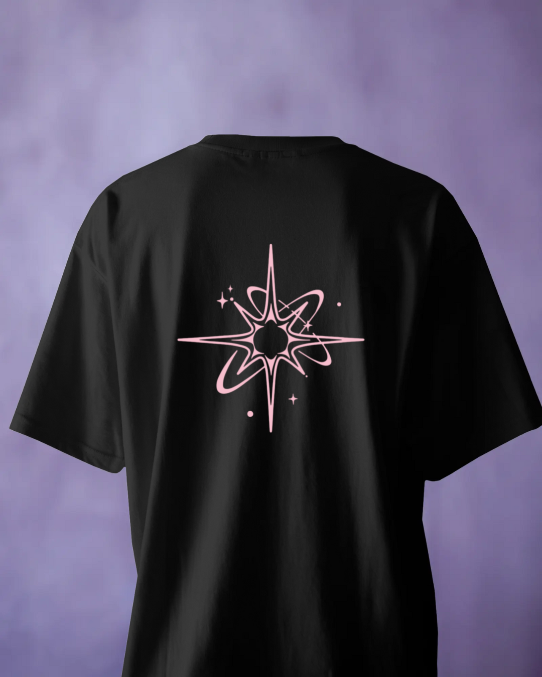Spaced Out Oversize Unisex T-shirts - Front and Back print