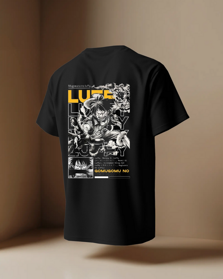 Luffy Oversize Unisex T-shirts - Front and Back print