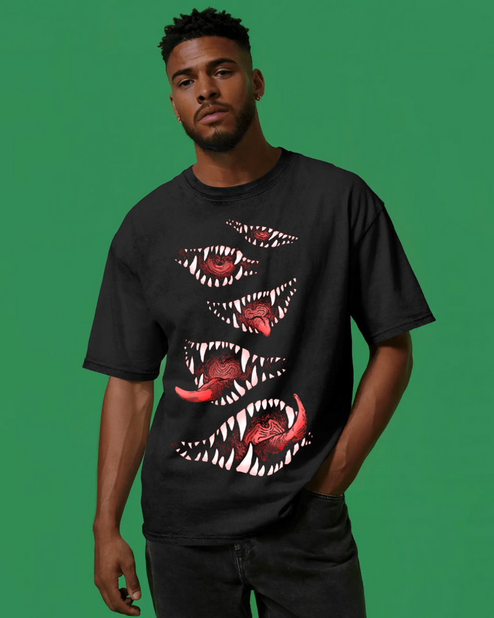 Venom Oversize Unisex T-shirts - Front and Back print