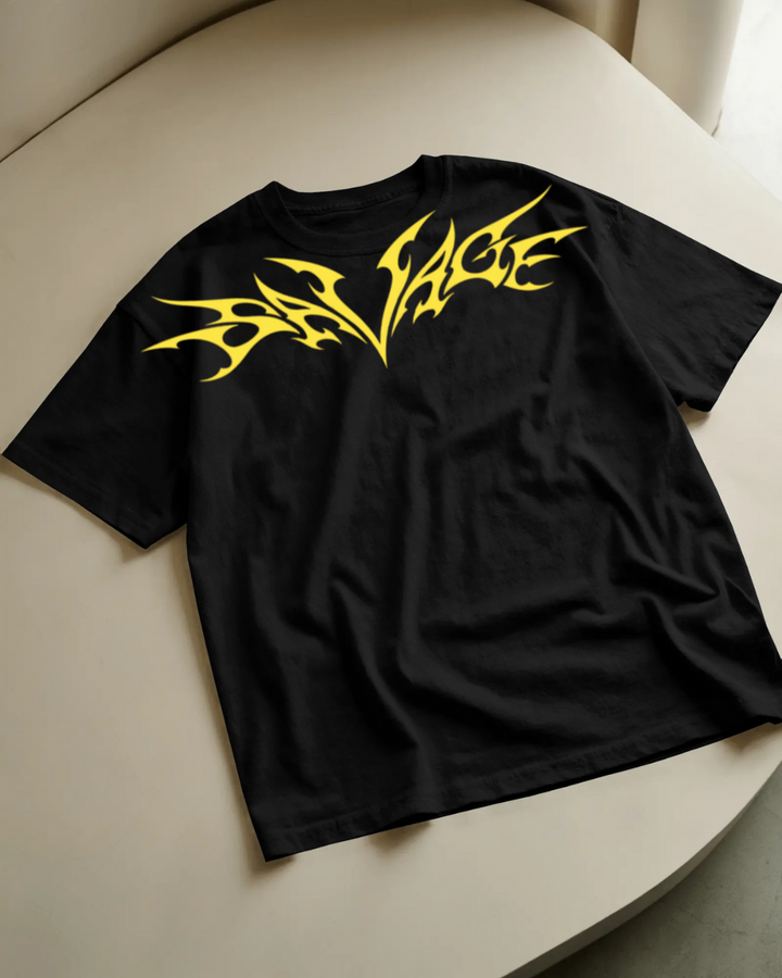 Savage Oversize Unisex T-shirts - Front and Back print