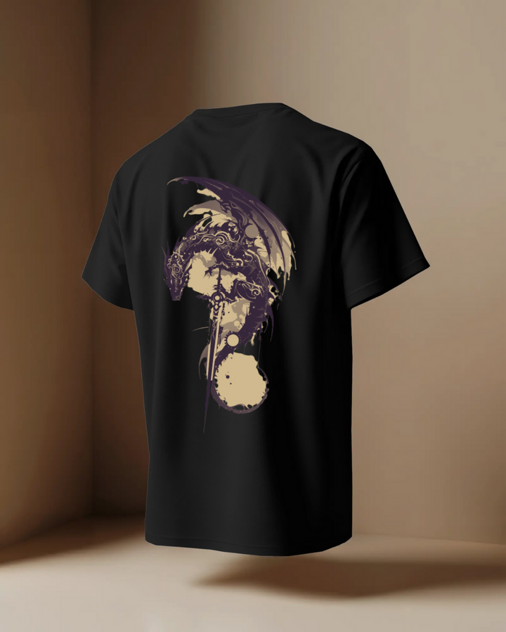 Eclipse Dragon Oversize Unisex T-shirts