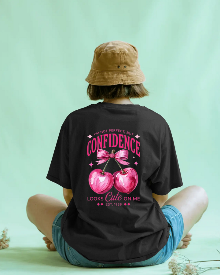 Confidence Oversize Unisex T-shirts - Front and Back print