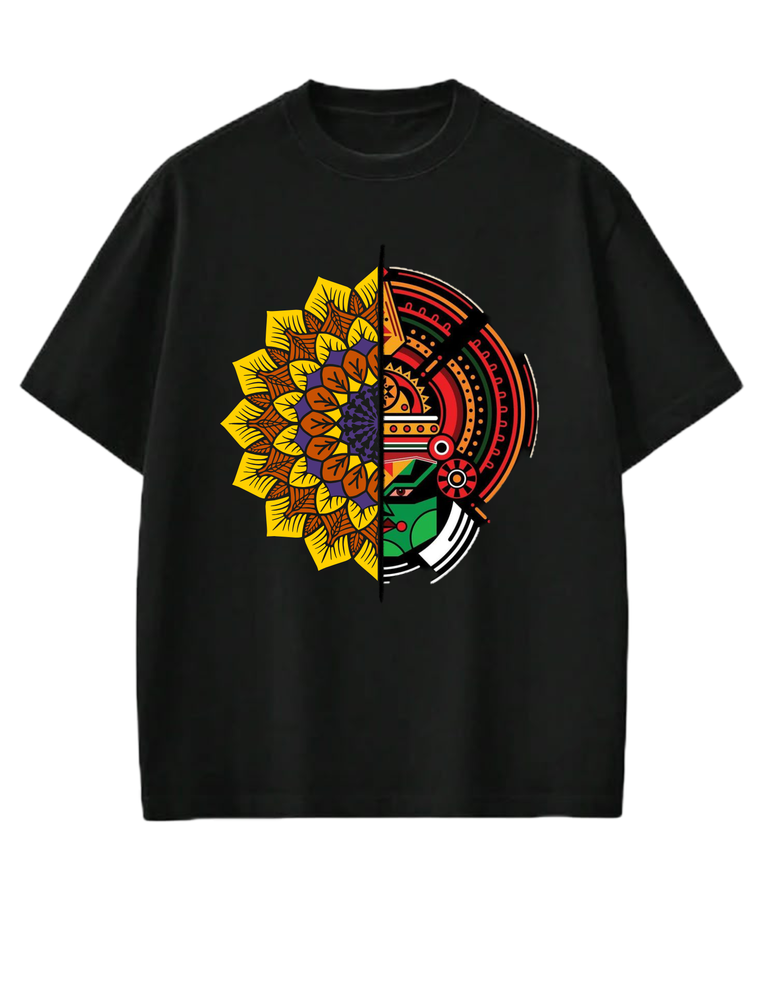Kathakali Pookalam Print Unisex Regular Fit T-shirt