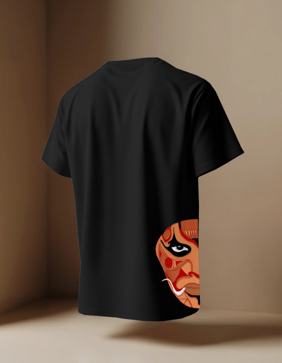 Theyyam Face Front and Back Print Unisex Regular Fit T-shirt