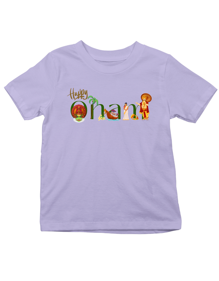 Onam Theme Kids Unisex Regular t-shirt