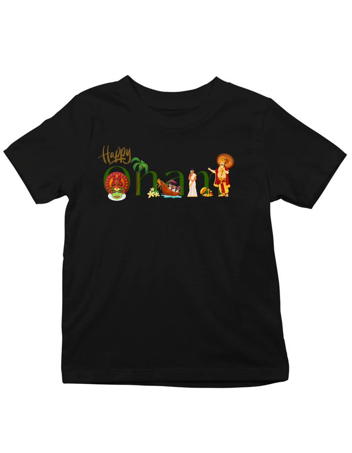 Onam Theme Kids Unisex Regular t-shirt
