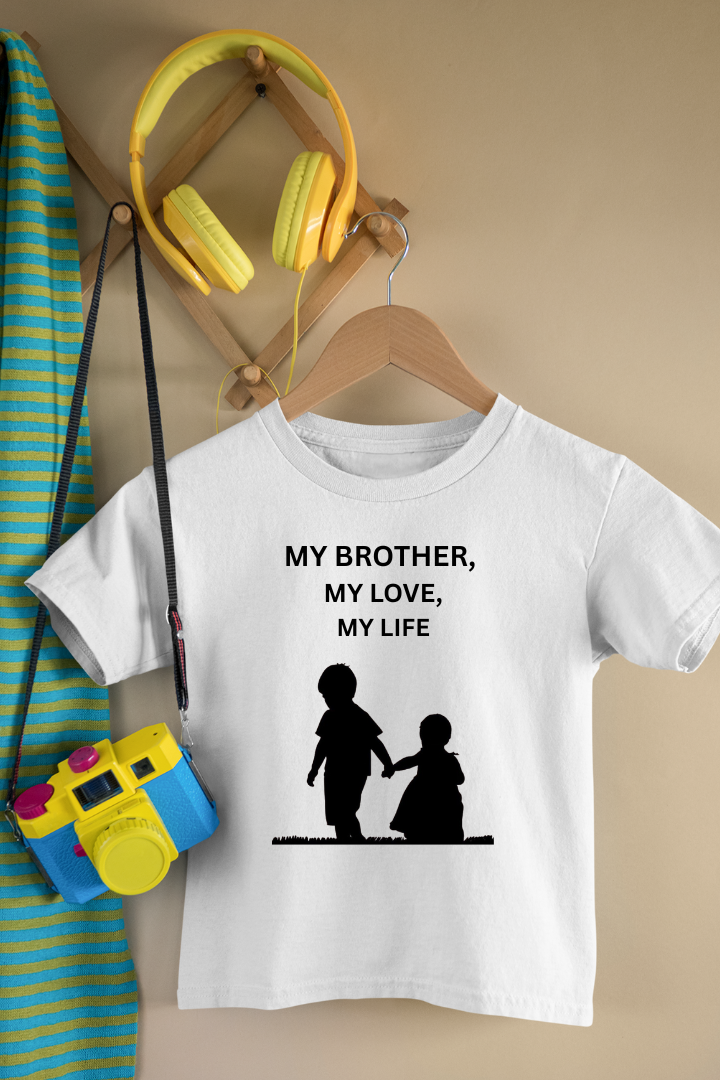 My Brother My Love Rakshabandhan Theme Kids Unisex Regular t-shirt