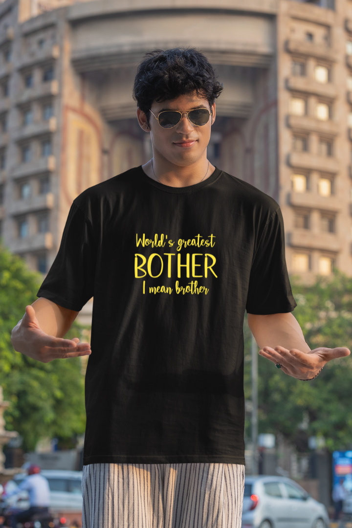 World's Greatest Bother Rakshabandhan Unisex Adult Regular Fit T-shirt
