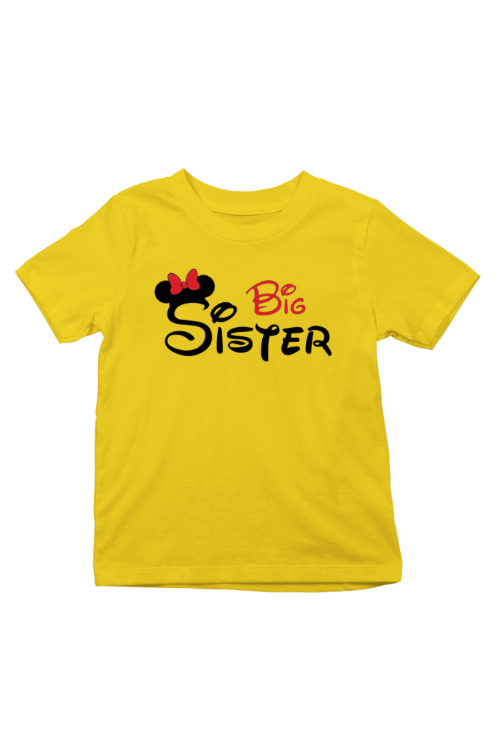 Big Sister Print Kids Unisex t-shirt