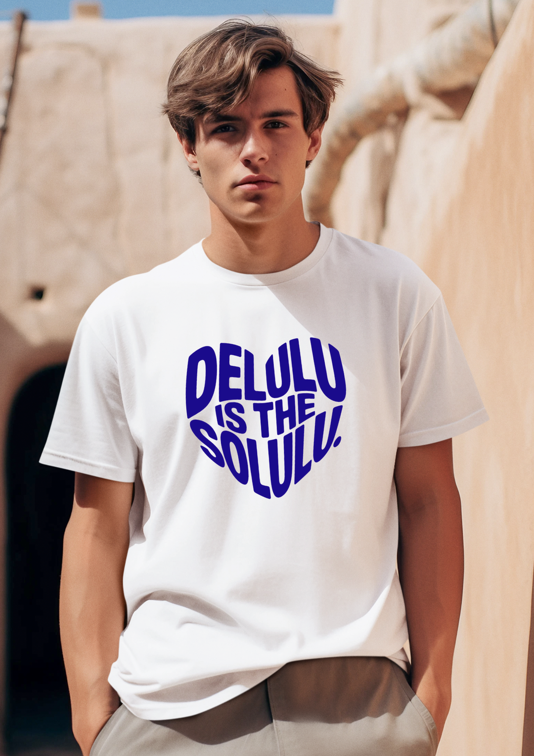 Delulu Is The Solulu Unisex Cotton T-shirt