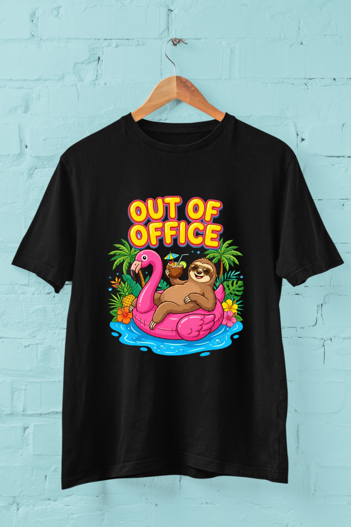 Out Of Office Unisex Cotton T-shirt