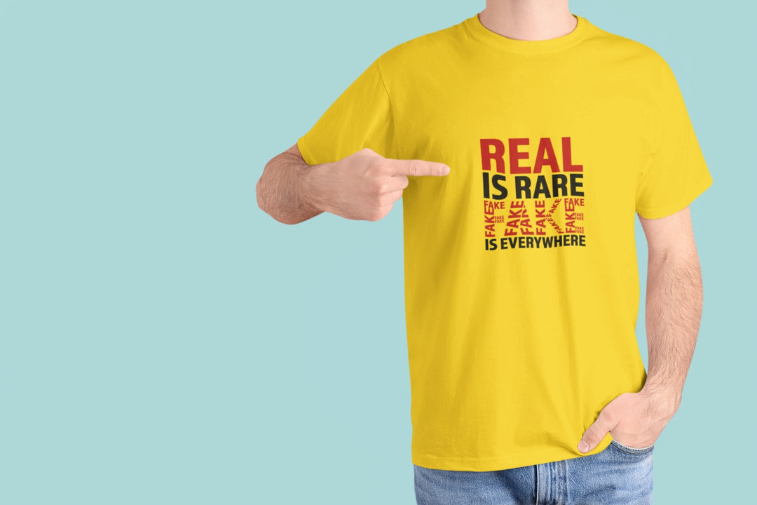 Real Is Rare - Men Regular Fit