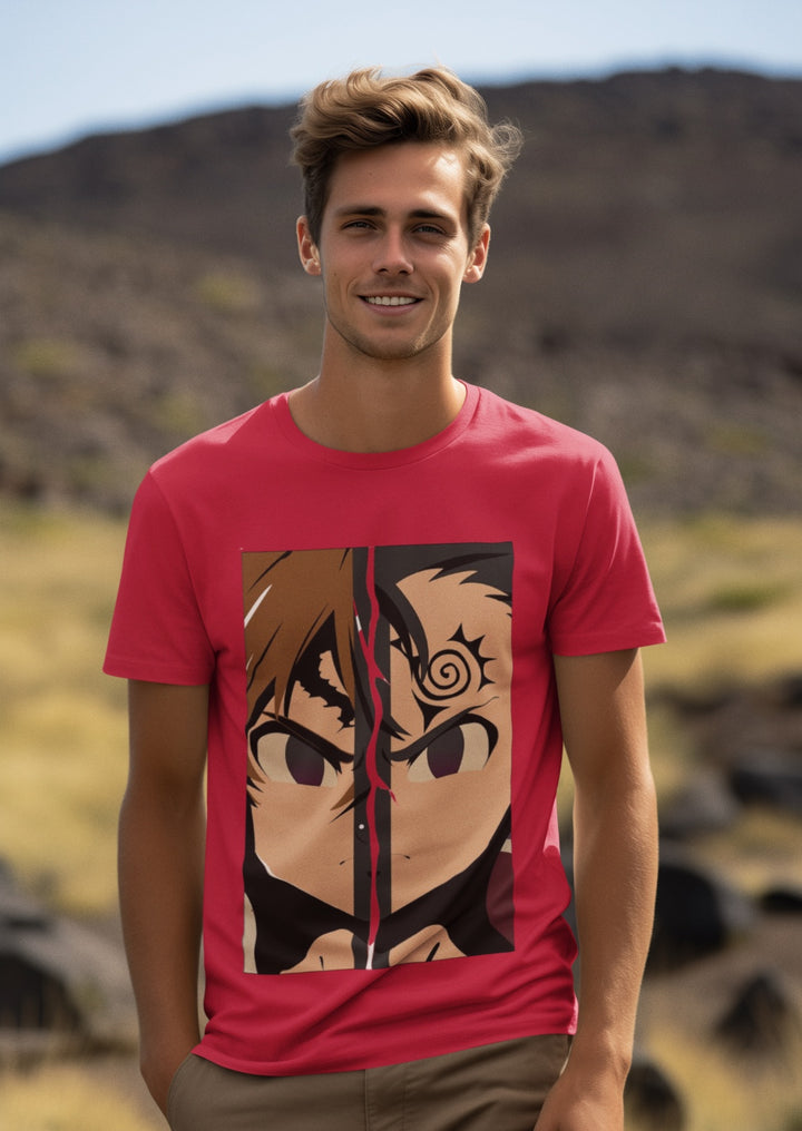 Anime Tees- Men Regular Fit