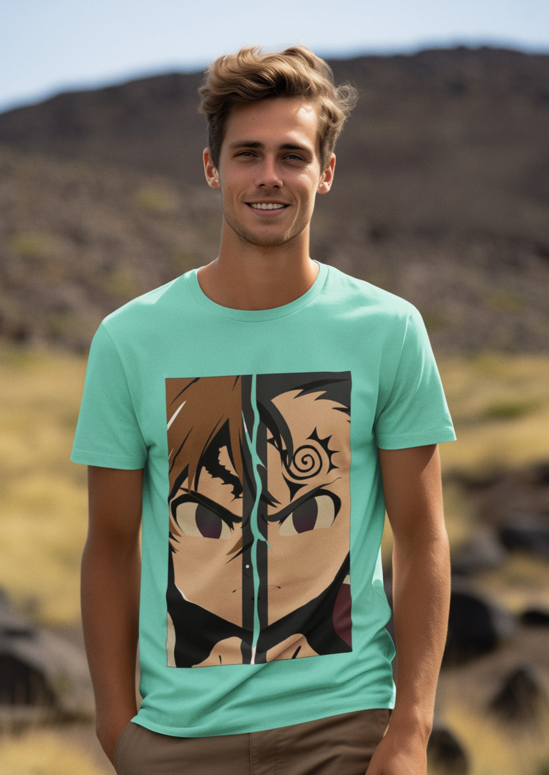 Anime Tees- Men Regular Fit