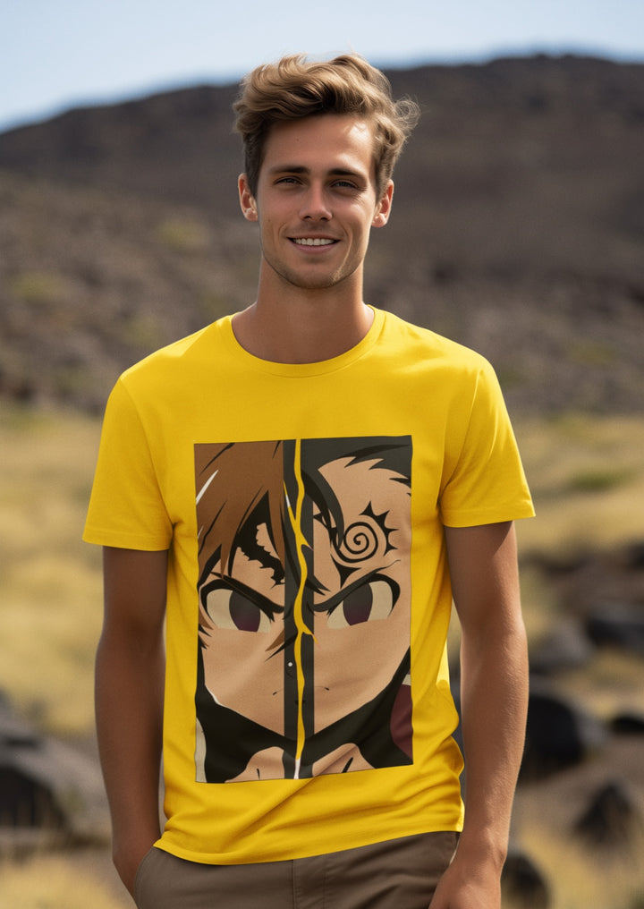 Anime Tees- Men Regular Fit