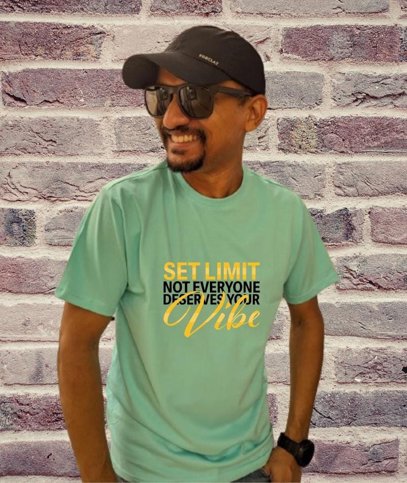 Set Limit, Not Everyone Deserves Your Vibe - Men Regular Fit