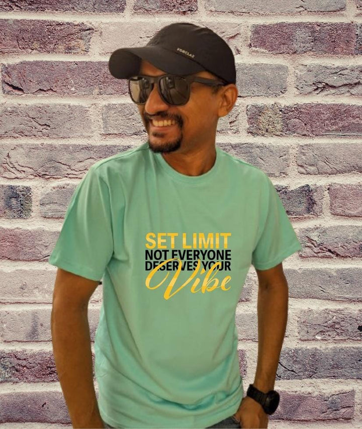 Set Limit, Not Everyone Deserves Your Vibe - Men Regular Fit