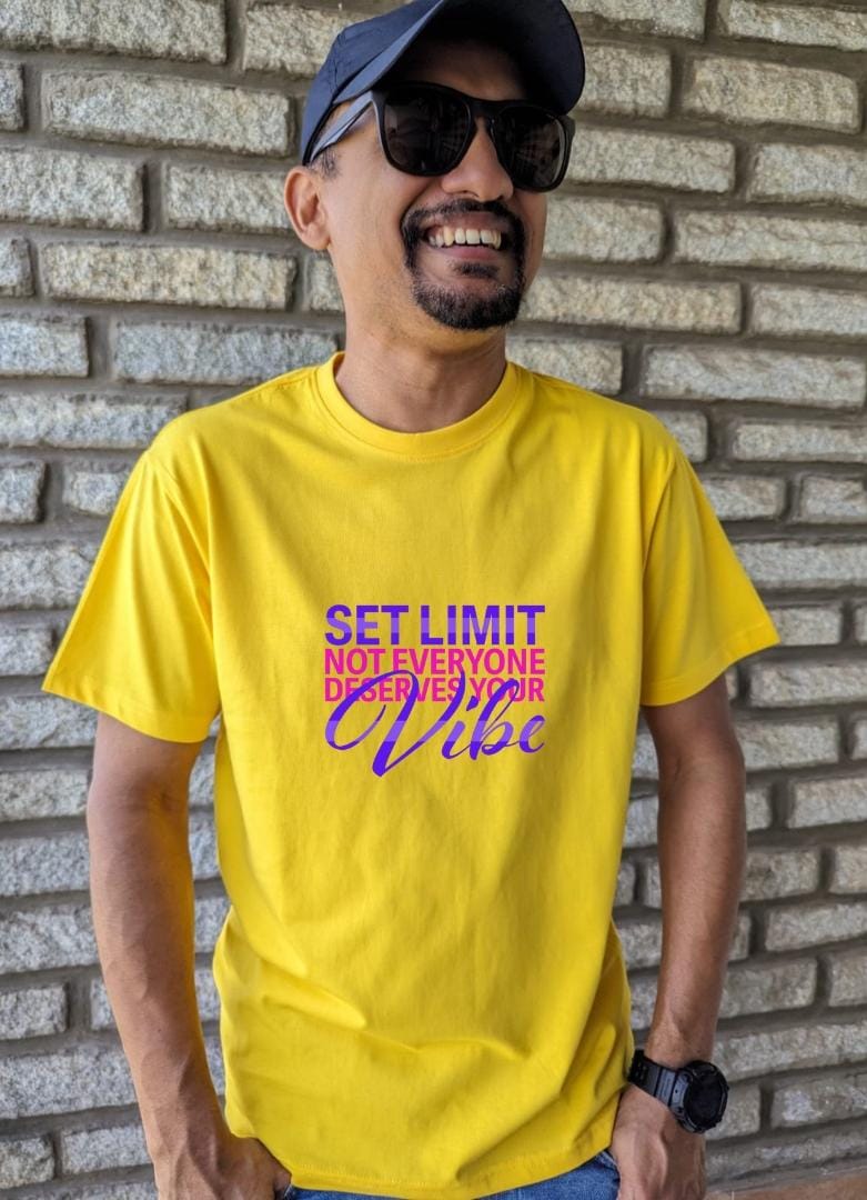 Set Limit, Not Everyone Deserves Your Vibe - Men Regular Fit
