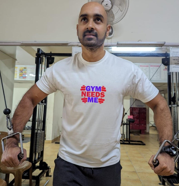 Gym Needs Me- Men Regular Fit
