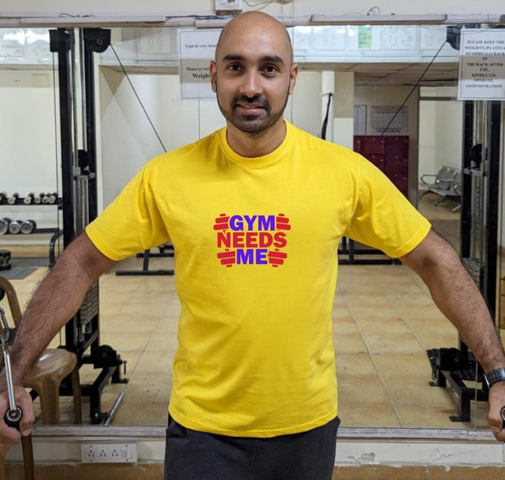 Gym Needs Me- Men Regular Fit
