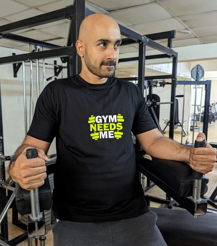 Gym Needs Me- Men Regular Fit