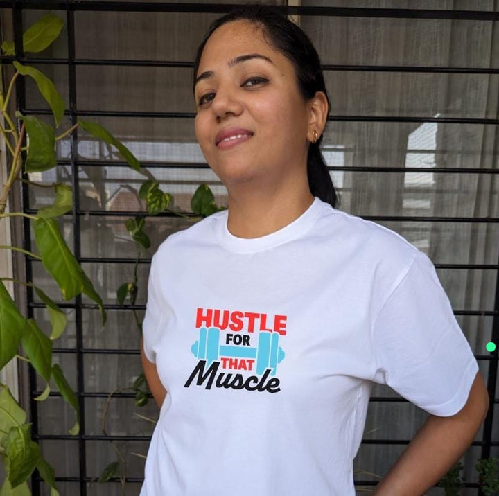 Hustle for that muscle-Women Regular Fit