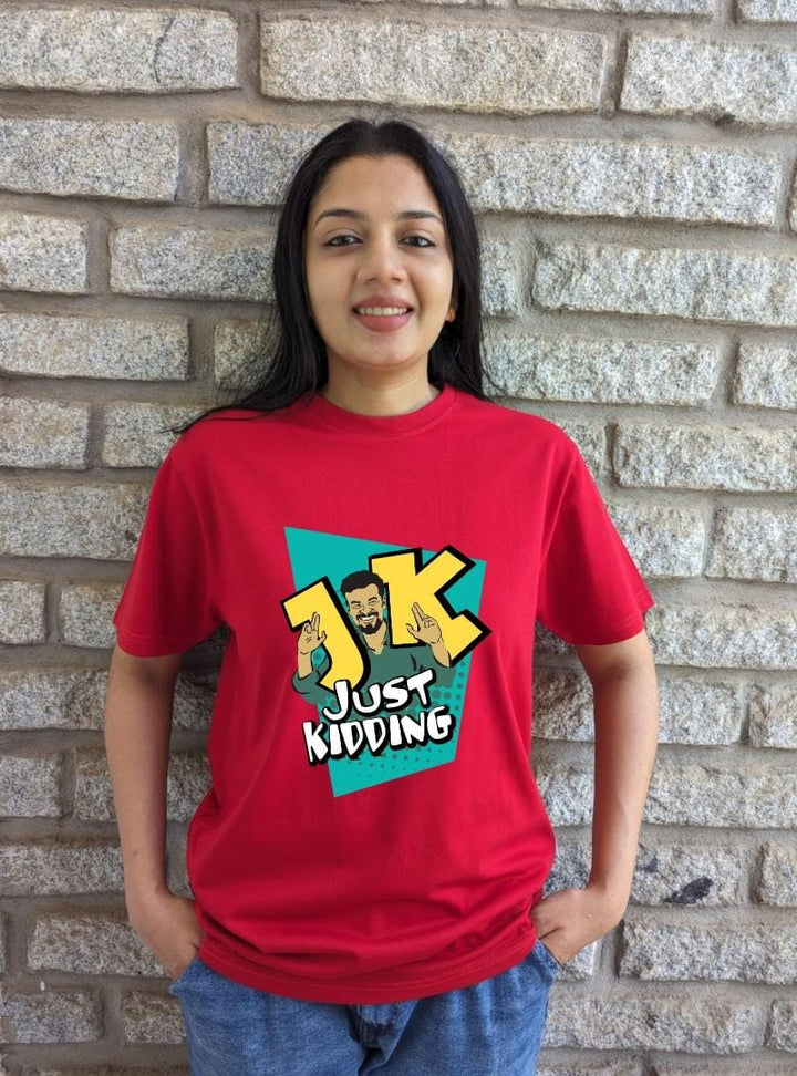 Just Kidding- Women Regular Fit