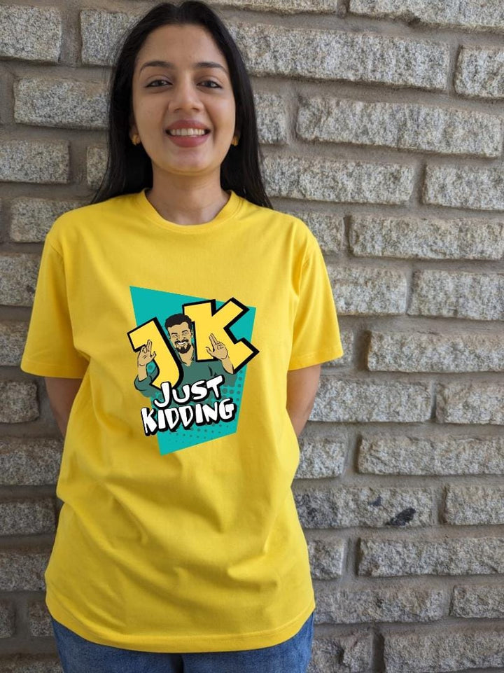 Just Kidding- Women Regular Fit