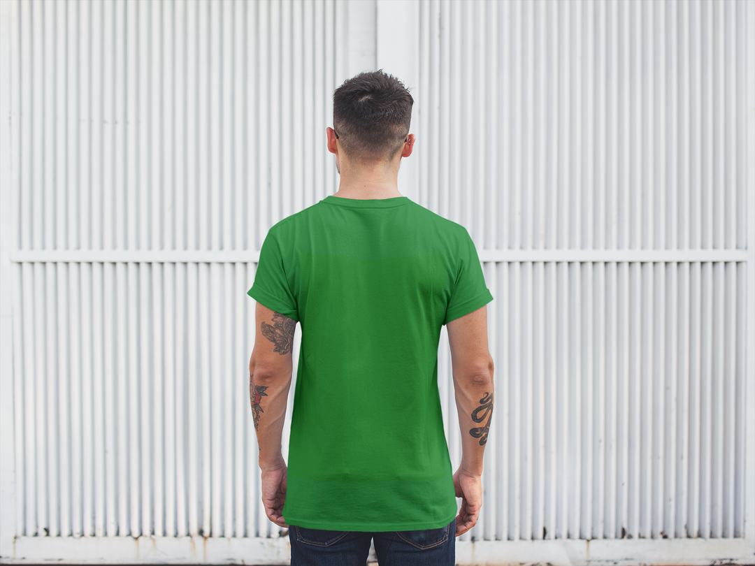 Peace Love Yoga Theme Unisex Cotton Tshirt