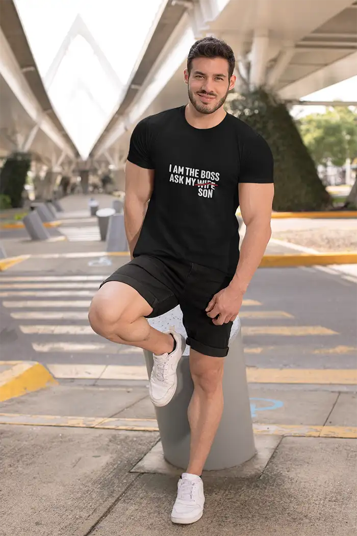 I am the boss- Men Regular fit
